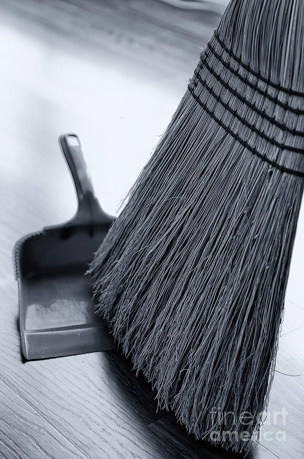Broom and Dust Pan Photograph by Danny Hooks
