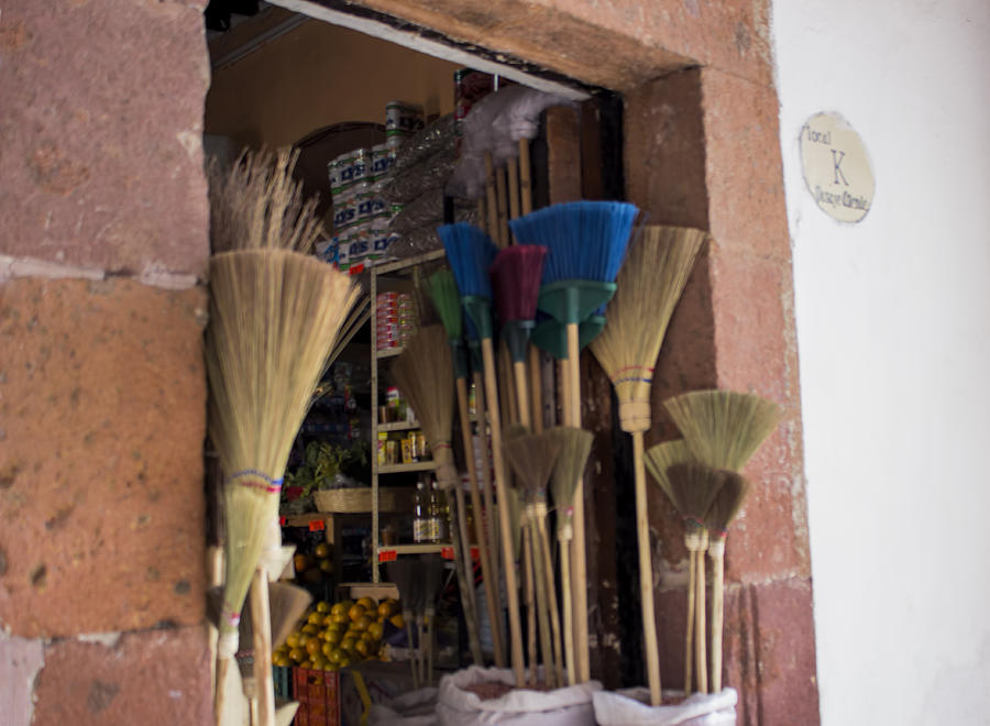 Brooms for Sale Photograph by Cathy Anderson