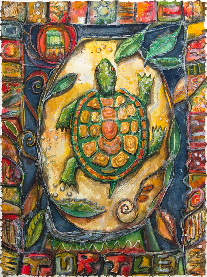 Brother Turtle VI Painting by Patricia Allingham Carlson - Fine Art America