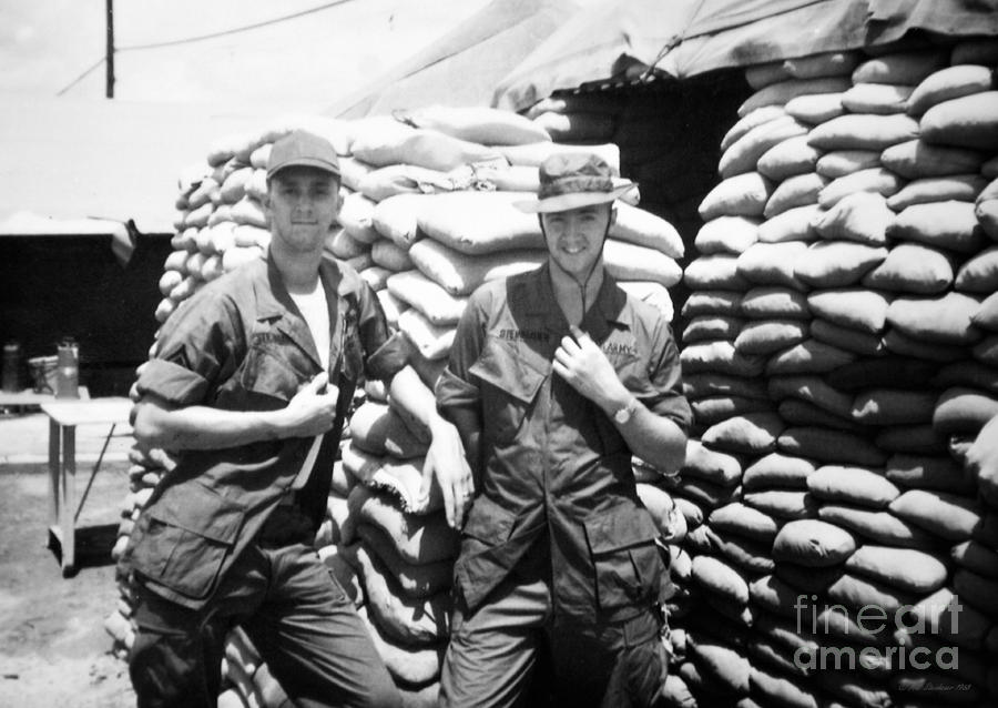 Black And White Photograph - Brothers In Arms by Mel Steinhauer