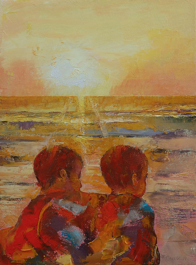 Brothers Painting by Michael Creese