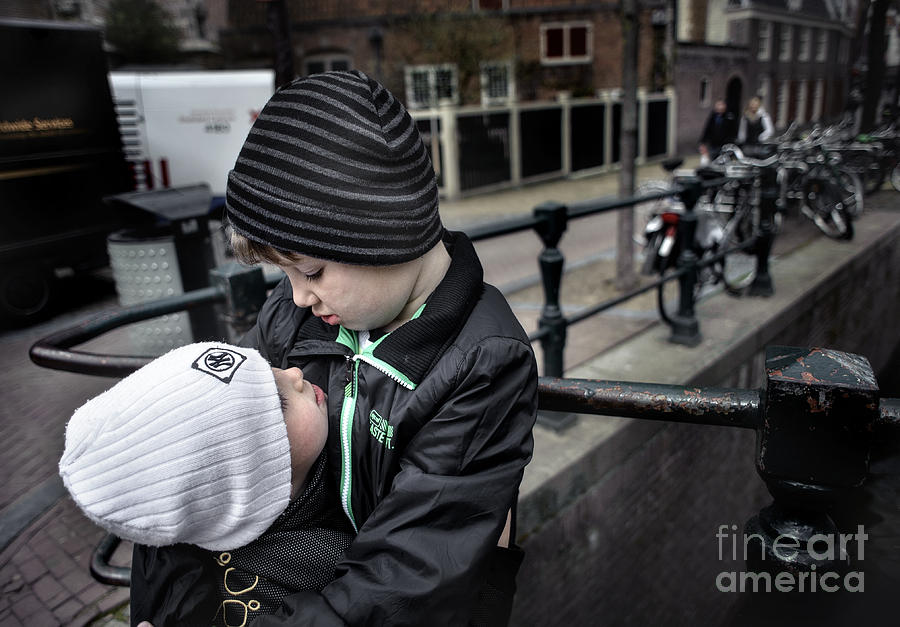 Amsterdam Photograph - Brothers by Michel Verhoef