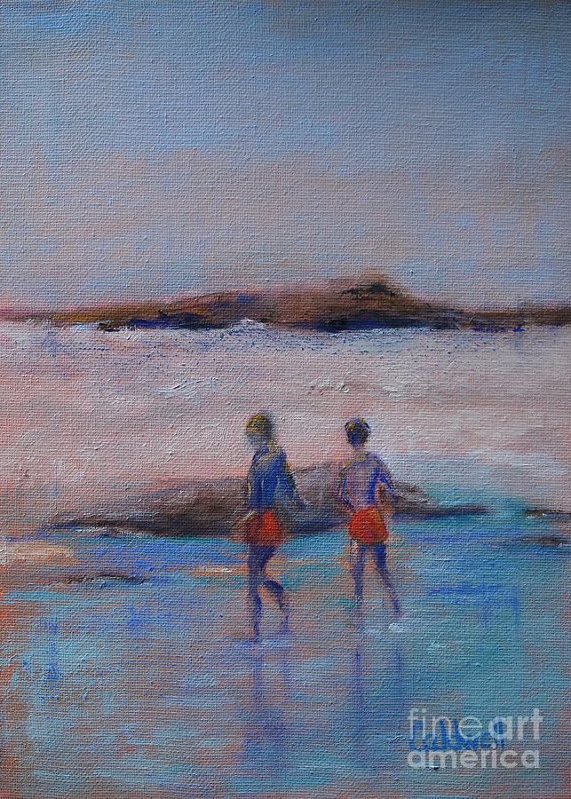 Brothers Painting by Patricia Caldwell