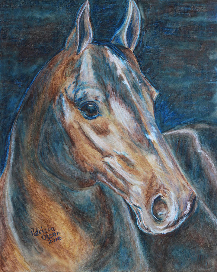 Horse Painting - Brown Beauty  by Patricia Olson