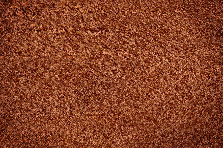 Brown leather texture with slight vignette background texture Photograph by Billnoll