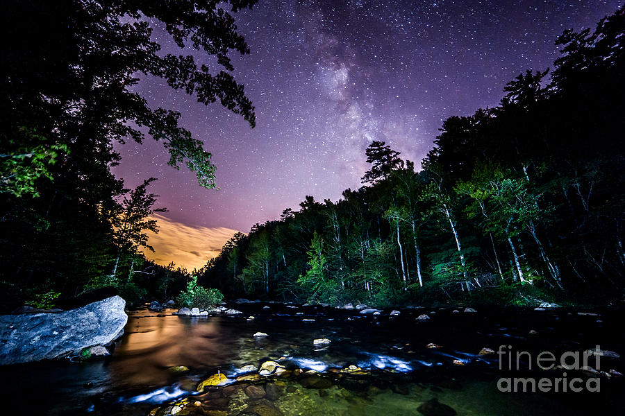Brown Mountain Beach Milky Way Photograph by Robert Loe