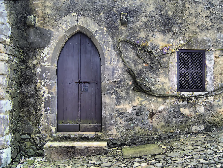 Brown Rustic Wood Door of Medieval Europe Photograph by David Letts
