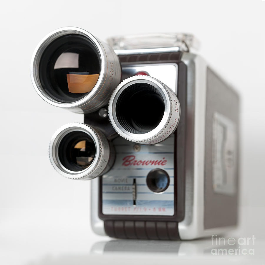 Brownie Movie Camera Photograph by Art Whitton