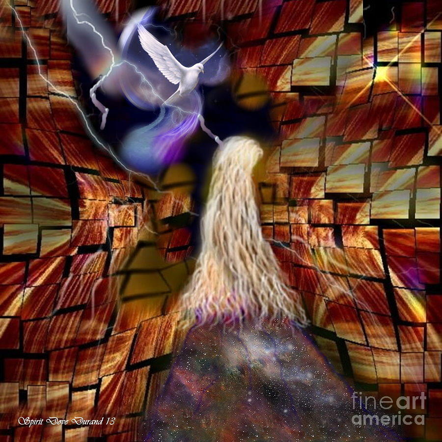 Brreakthrough Angel Digital Art by Spirit Dove Durand
