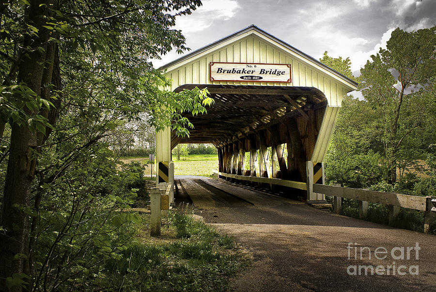Brubaker Covered Bridge 35-68-06 Photograph by Robert Gardner Brubaker Covered Bridge 35-68-06 Photograph by Robert Gardner