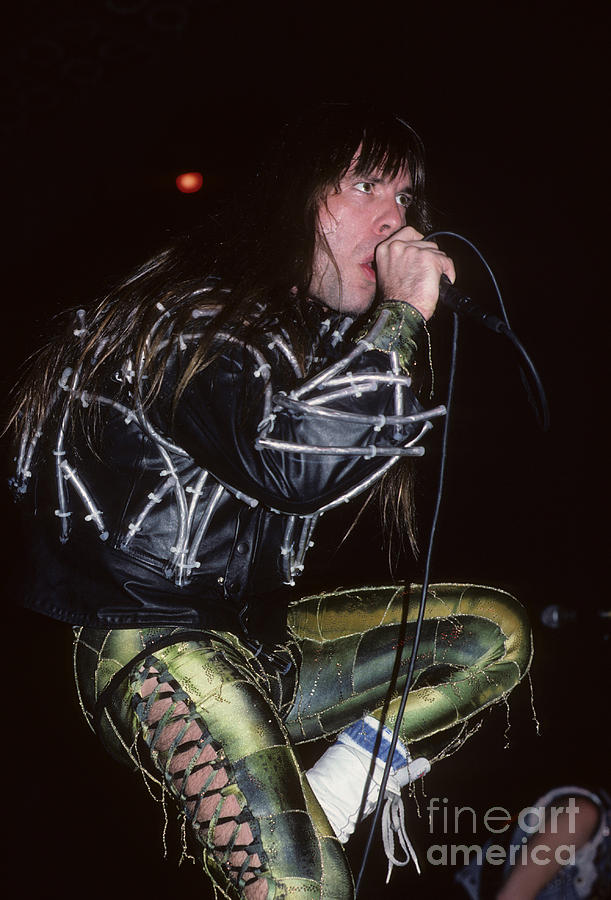 Iron Maiden Photograph - Bruce Dickenson by David Plastik