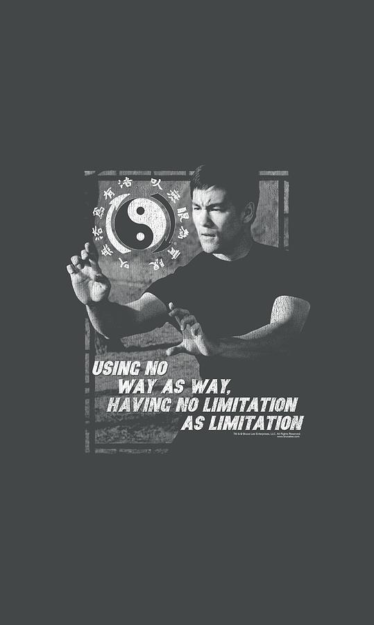Black And White Digital Art - Bruce Lee - No Way As A Way by Brand A