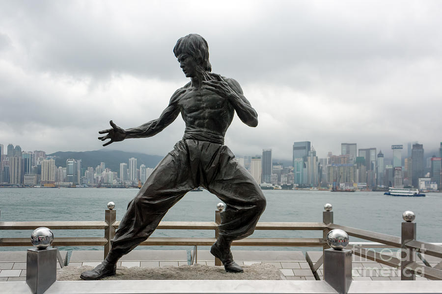 Bruce Lee Statue Photograph by Rostislav Bychkov