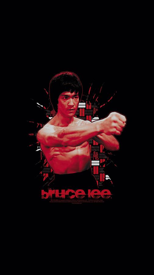 Bruce Lee - The Shattering Fist Digital Art by Brand A