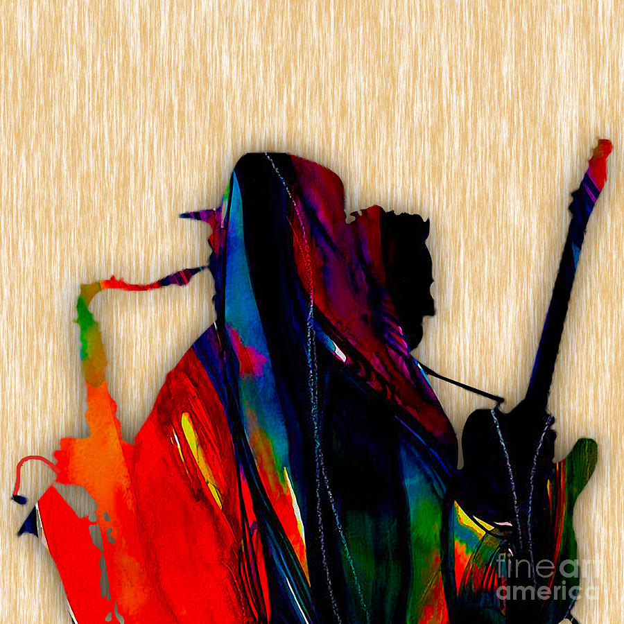 Clarence Clemons Mixed Media - Bruce Springsteen and Clarence Clemons by Marvin Blaine Clarence Clemons Mixed Media - Bruce Springsteen and Clarence Clemons by Marvin Blaine