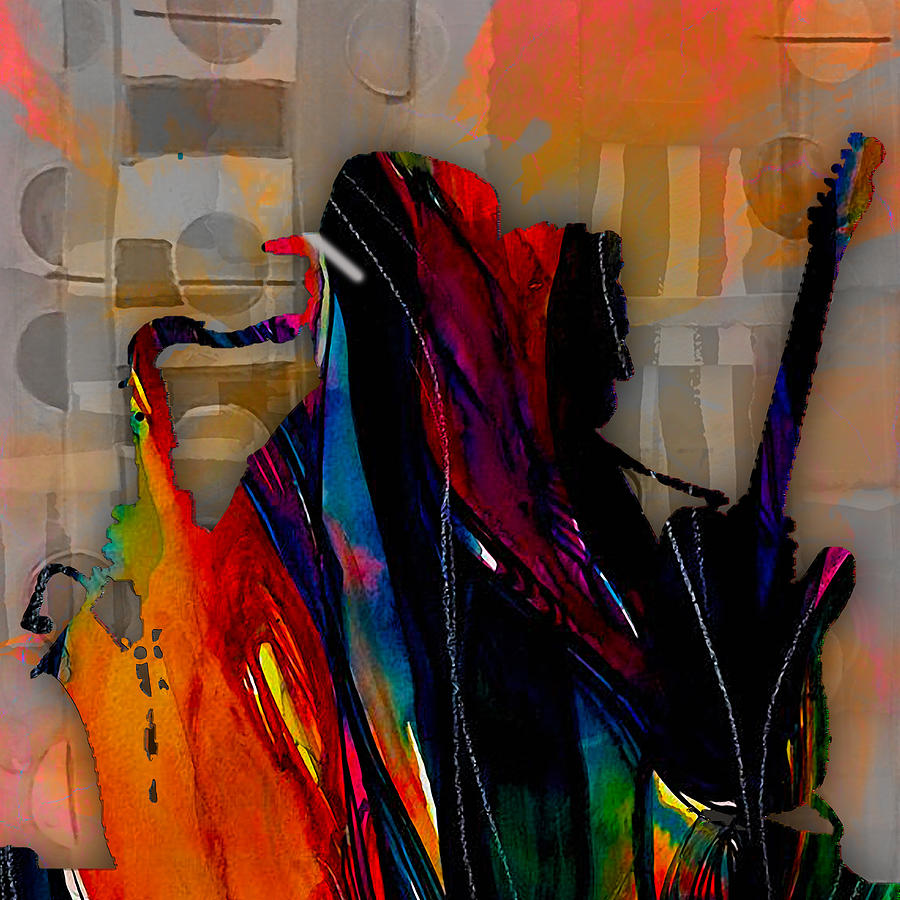 Clarence Clemons Mixed Media - Bruce Springsteen Collection by Marvin Blaine Clarence Clemons Mixed Media - Bruce Springsteen Collection by Marvin Blaine