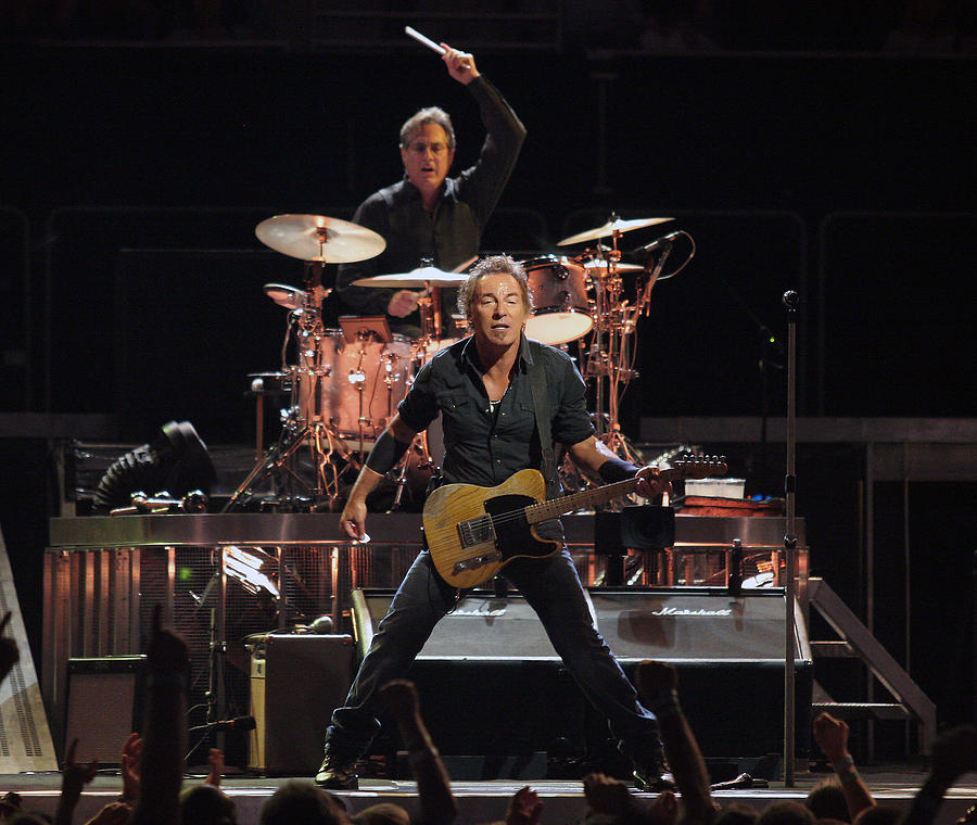 Bruce Springsteen in Concert Photograph by Georgia Clare