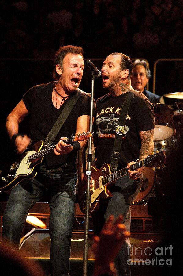 Bruce Springsteen Mike Ness Photograph by Dan Hogle - Fine Art America