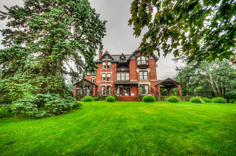 Brucemore Mansion Surrounded by Trees Photograph by Anthony Doudt