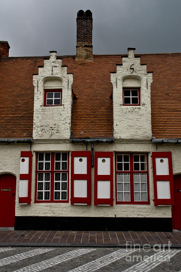 City Of Bruges Photograph - Bruges Houses by Brothers Beerens