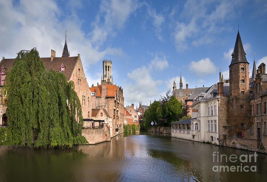 Bruges Scenic Photograph by David Lichtneker