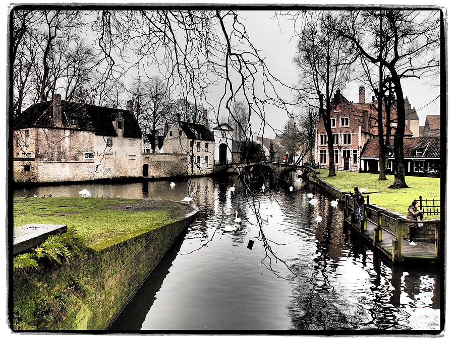 Brugge Canal Winter Time Photograph by Robert Gregory - Fine Art America