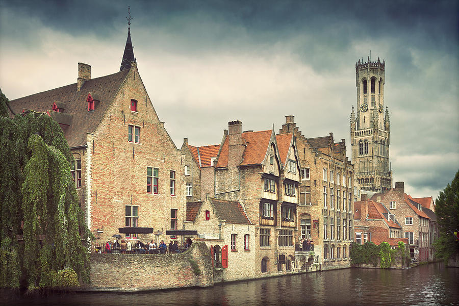 Brugge Photograph by Ellen Van Bodegom