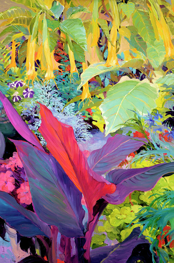 Brugmansia-3 Painting by Judith Barath