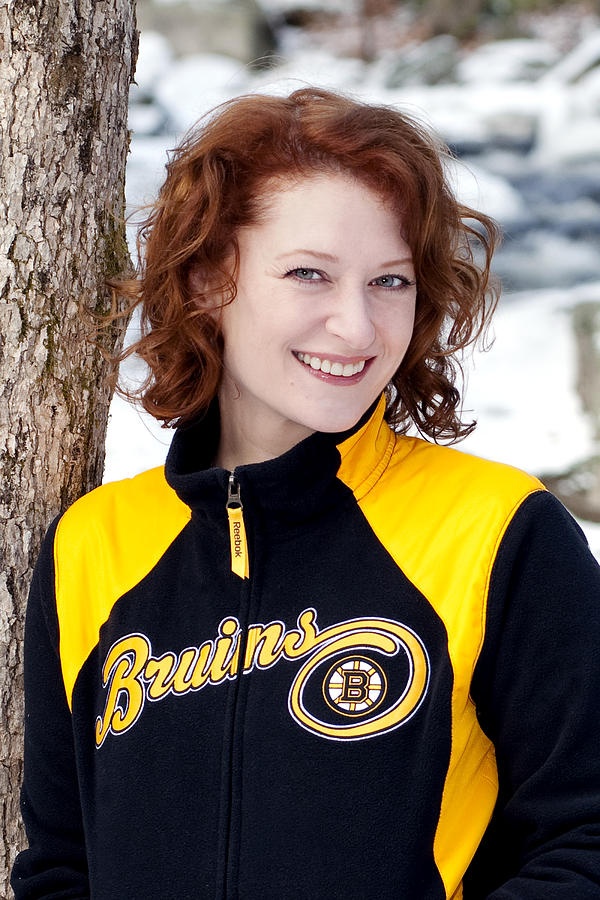 Bruins Girl Photograph by Greg Fortier