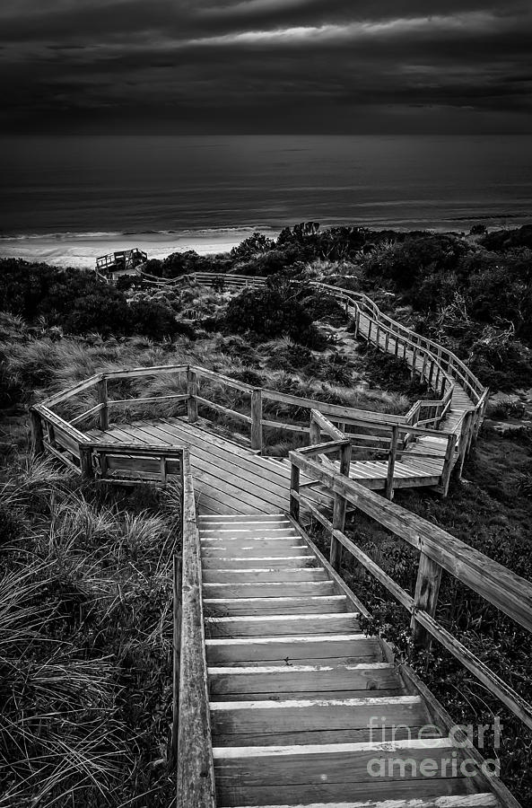 Bruny Island Stairs Photograph by Paul Woodford