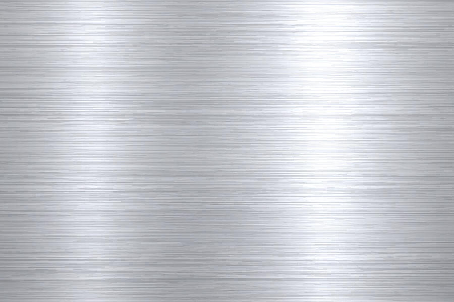 Brushed metal background Drawing by Bgblue
