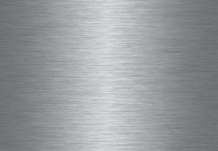 Brushed metal texture abstract background Photograph by Simfo