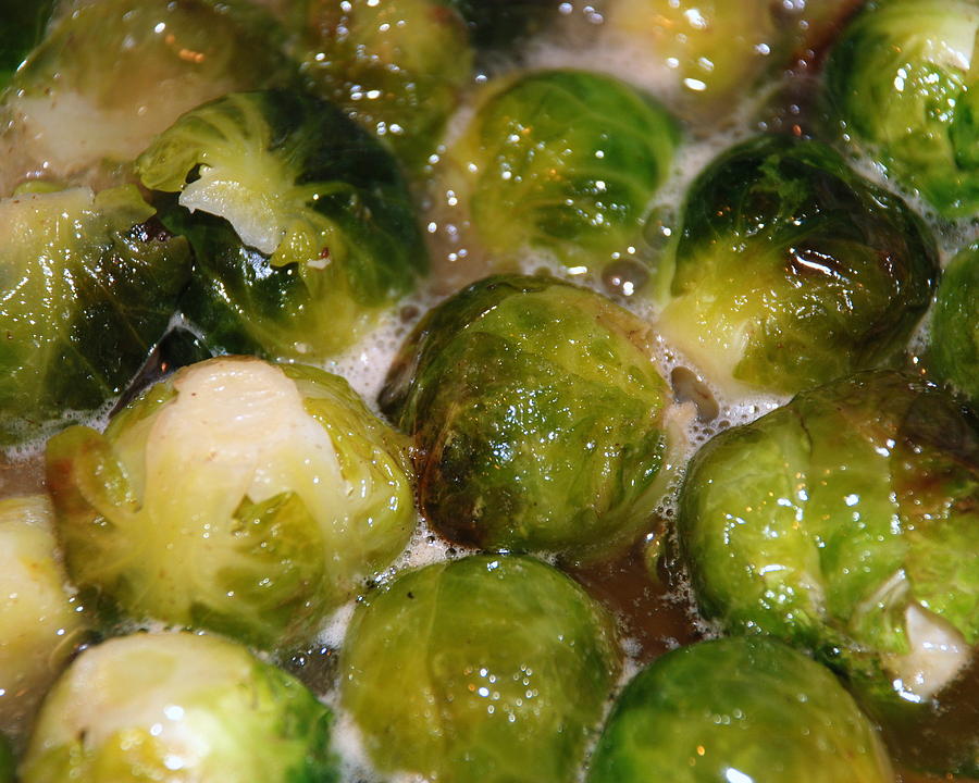 Brussel Sprouts Photograph by Larry Ward