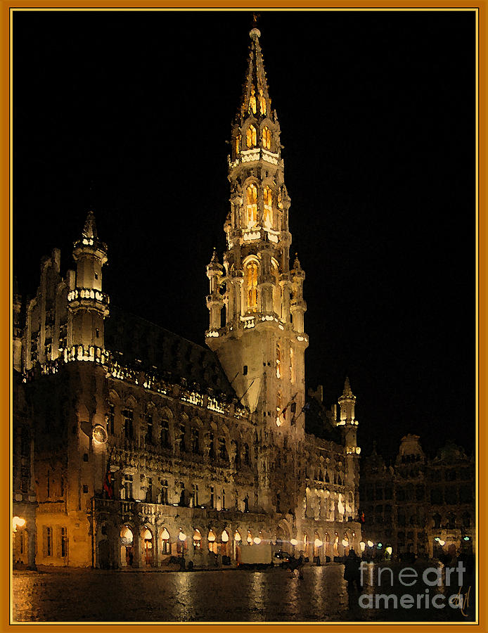 Brussels at Night Photograph by Victoria Harrington