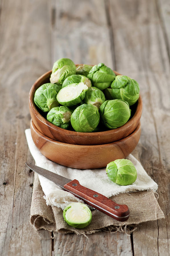 Brussels Sprouts Photograph by Oxana Denezhkina