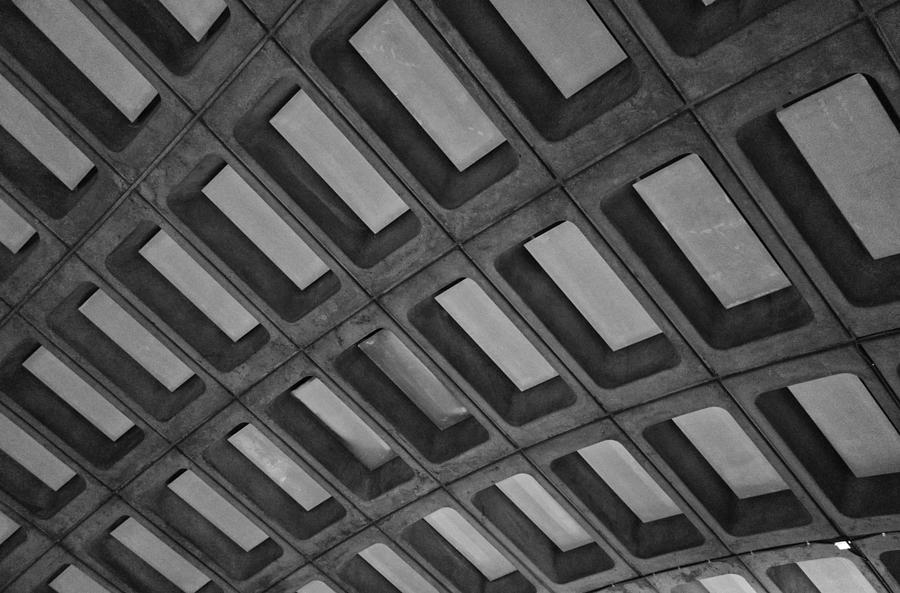Architecture Photograph - Brutalist Ceiling by Beau Finley