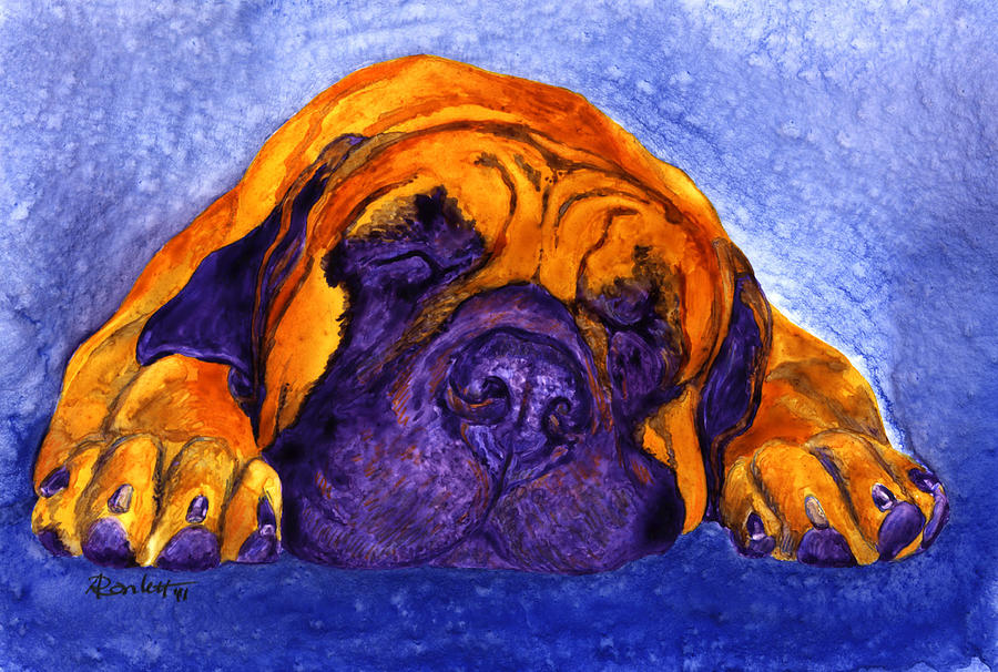 Brutus Painting by Ann Ranlett Brutus Painting by Ann Ranlett
