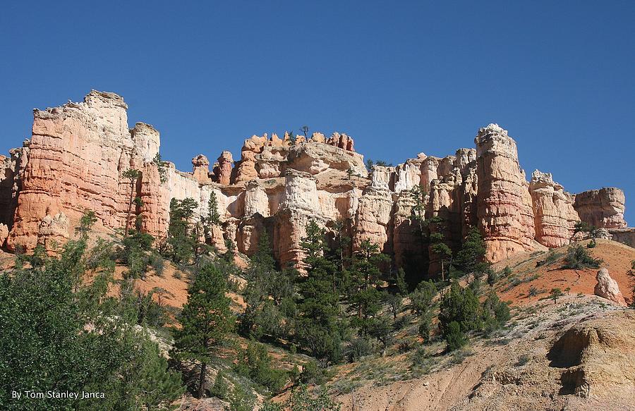 Bryce Canyon Area Cliff Face Photograph by Tom Janca