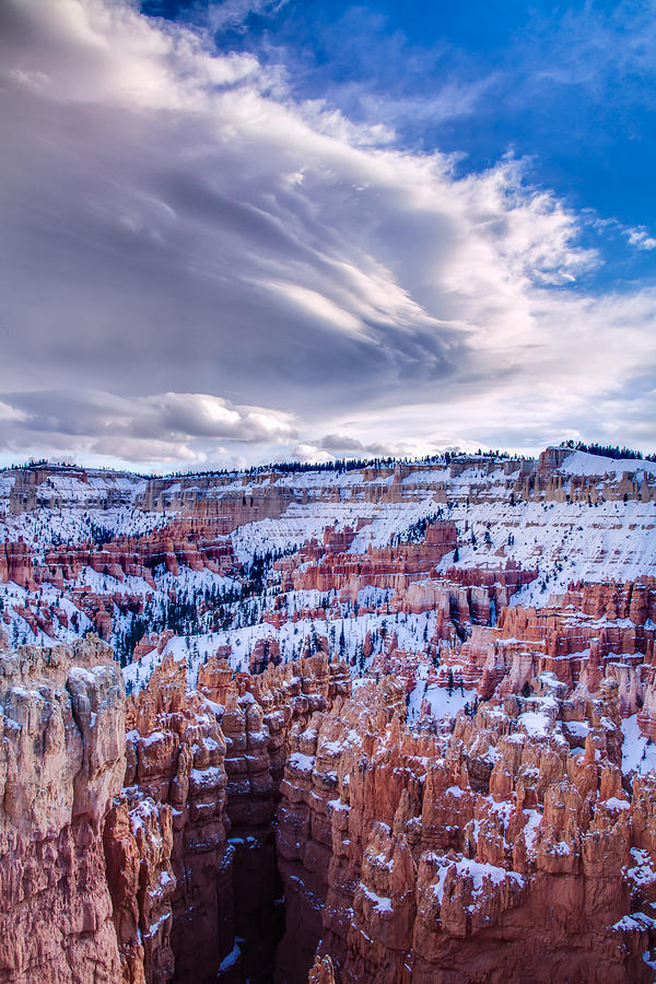 Bryce Canyon National Park Photograph - Bryce Canyon Lenticular Cloud by Rob Travis