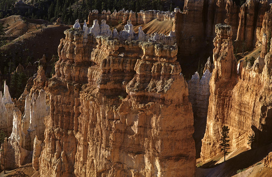 Bryce Canyon National Park Hoodo monoliths sunset from Sunrise P Photograph by Jim Corwin