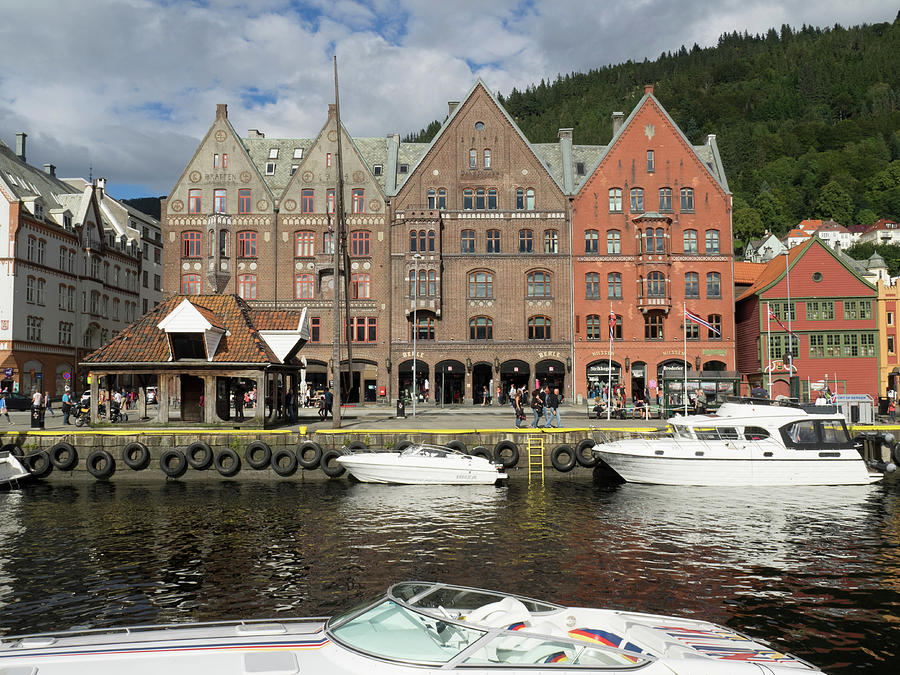 Bryggen With Hanseatic Museum Photograph by Panoramic Images