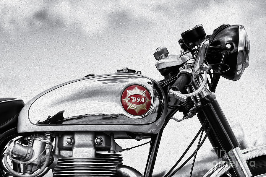 Motorcycle Photograph - BSA Goldstar by Tim Gainey