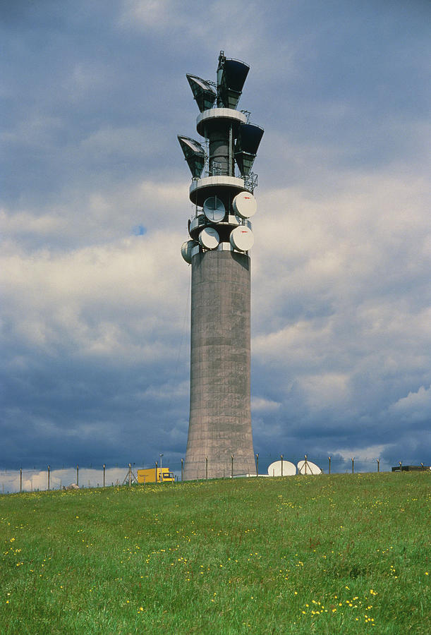 Bt Microwave Relay Tower Near Macclesfield Photograph by James Stevenson/science Photo Library.
