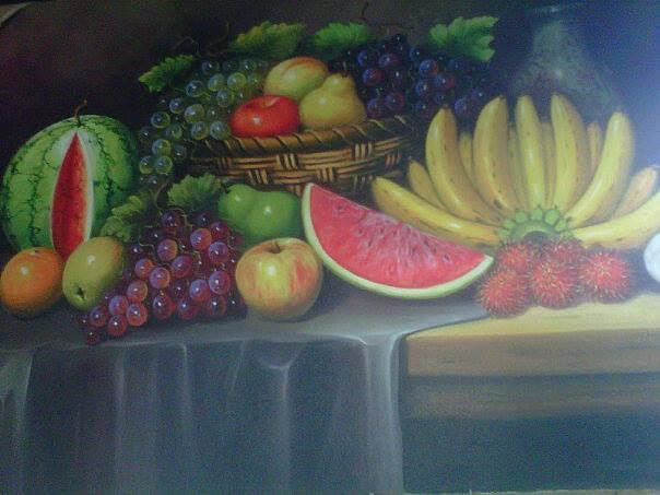 Buah Painting by Kris - Fine Art America