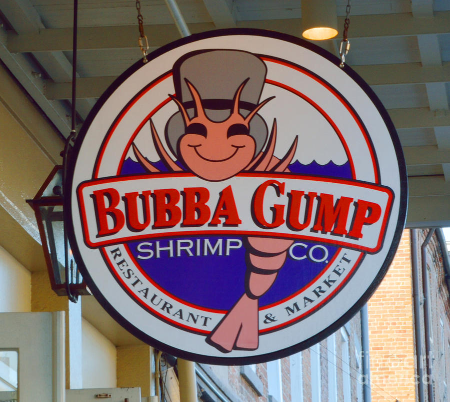Bubba Gump Shrimp Sign Photograph by Alys Caviness-Gober