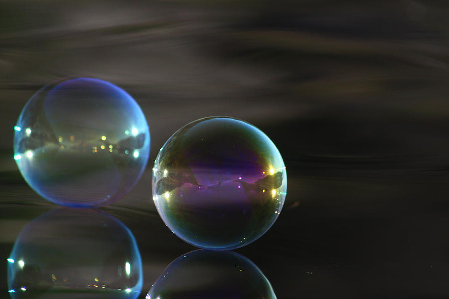 Bubble Bubble On The Water Photograph by Cathie Douglas
