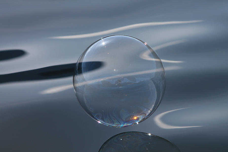 Bubble In The Wind Photograph by Cathie Douglas
