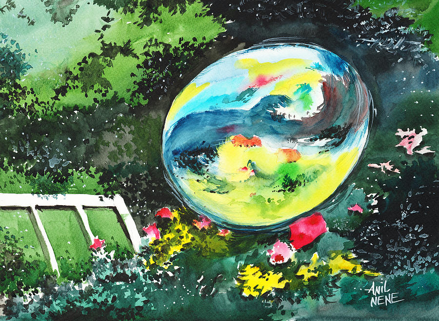 Bubble Reflections Painting