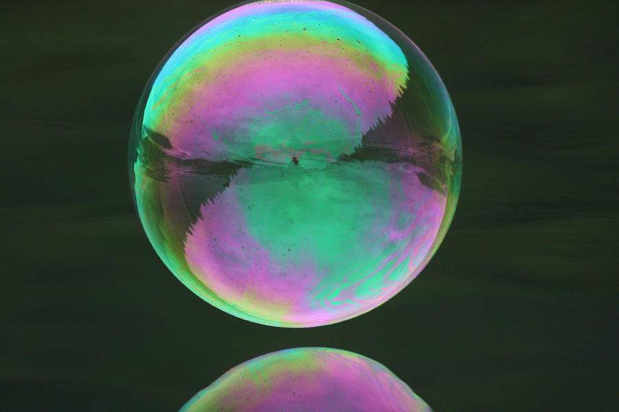 Bubble Refraction Photograph by Cathie Douglas
