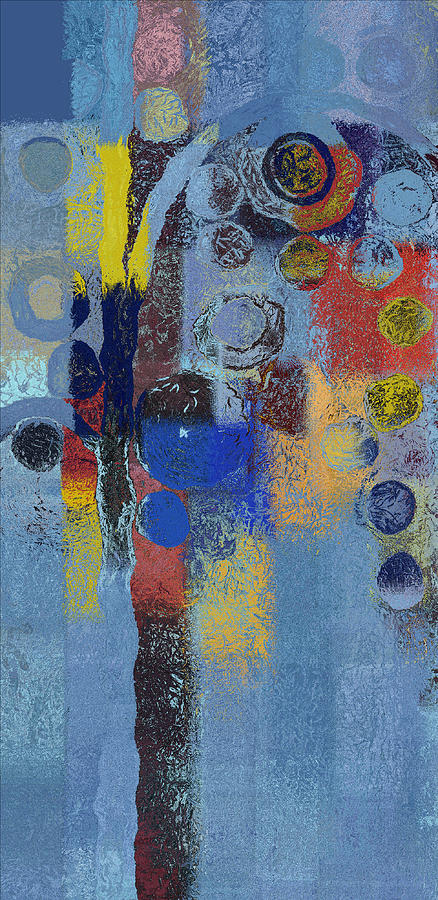 Bubble Tree - 7376106r Painting by Variance Collections